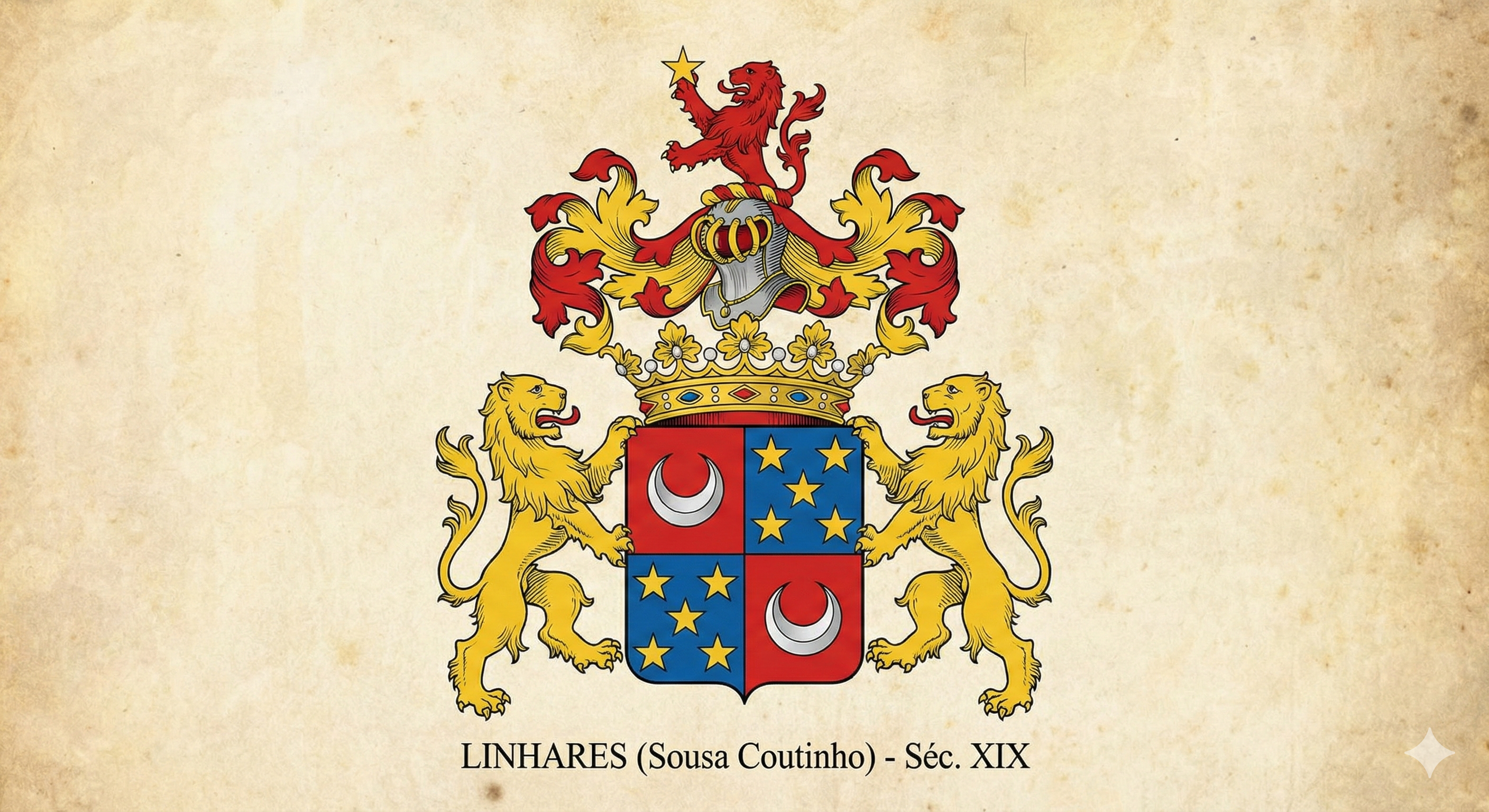 Linhares (Sousa Coutinho) — Século XIX (variante)